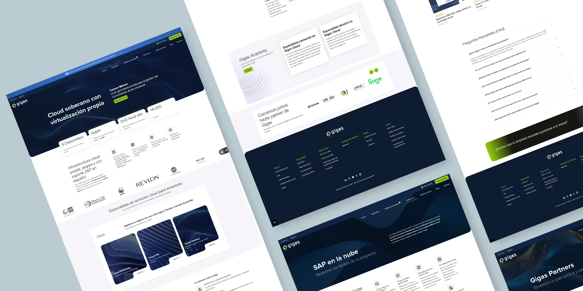 Mockup página web